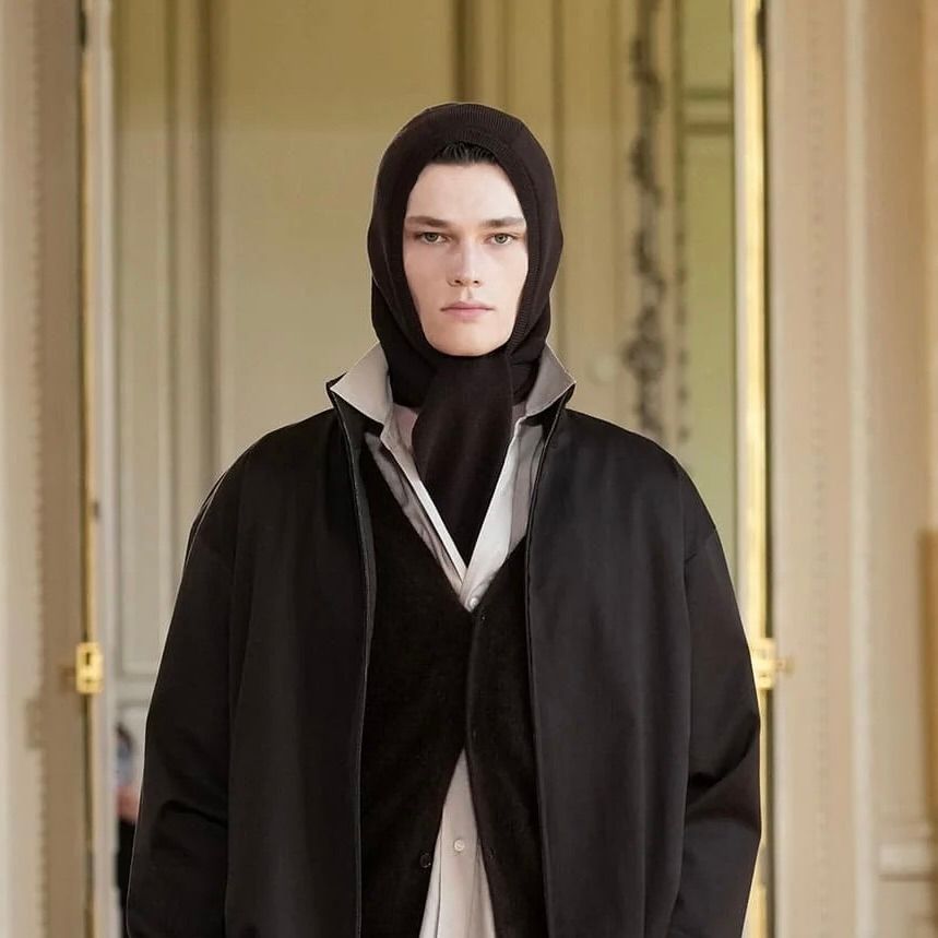 【残りわずか】Cotton Polyester Rib Knit Balaclava