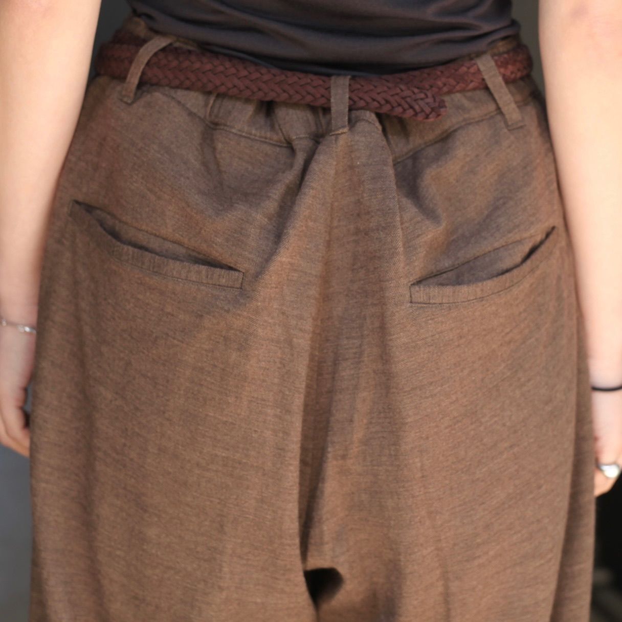 【残り一点】36G Wool Herringbone Trouser