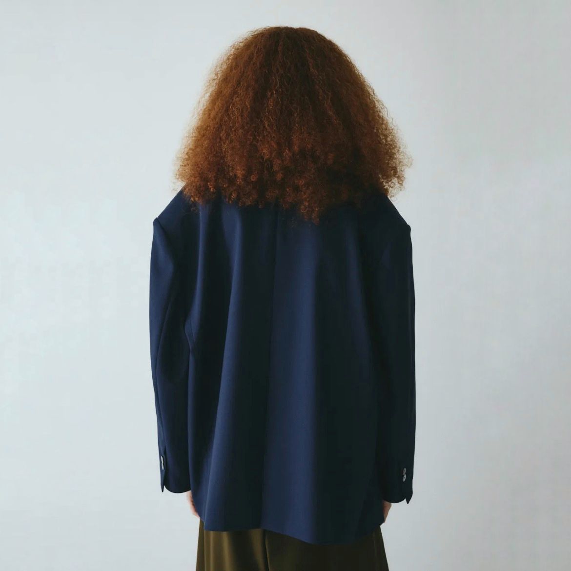 【残り一点】No Collar Over Jacket