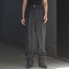 【残り一点】Wool Gabardine Wide Tapered