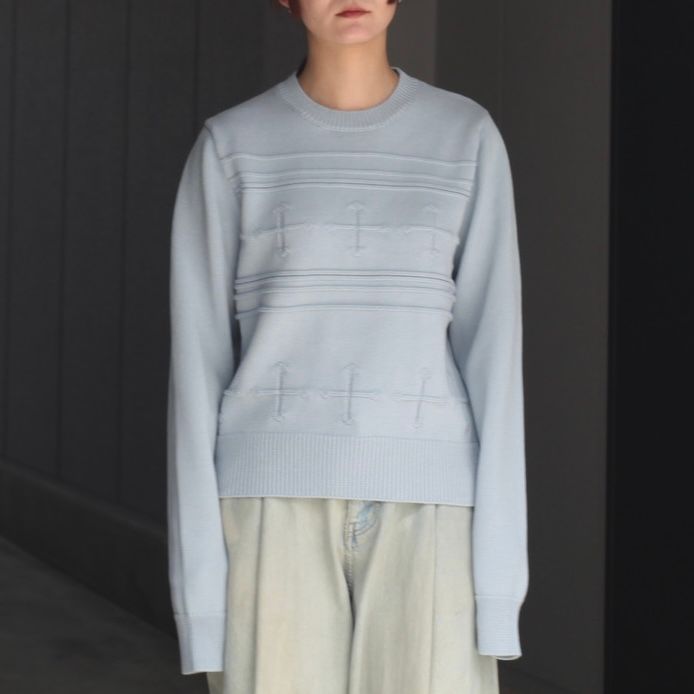 【残り一点】Cross Tite Knit