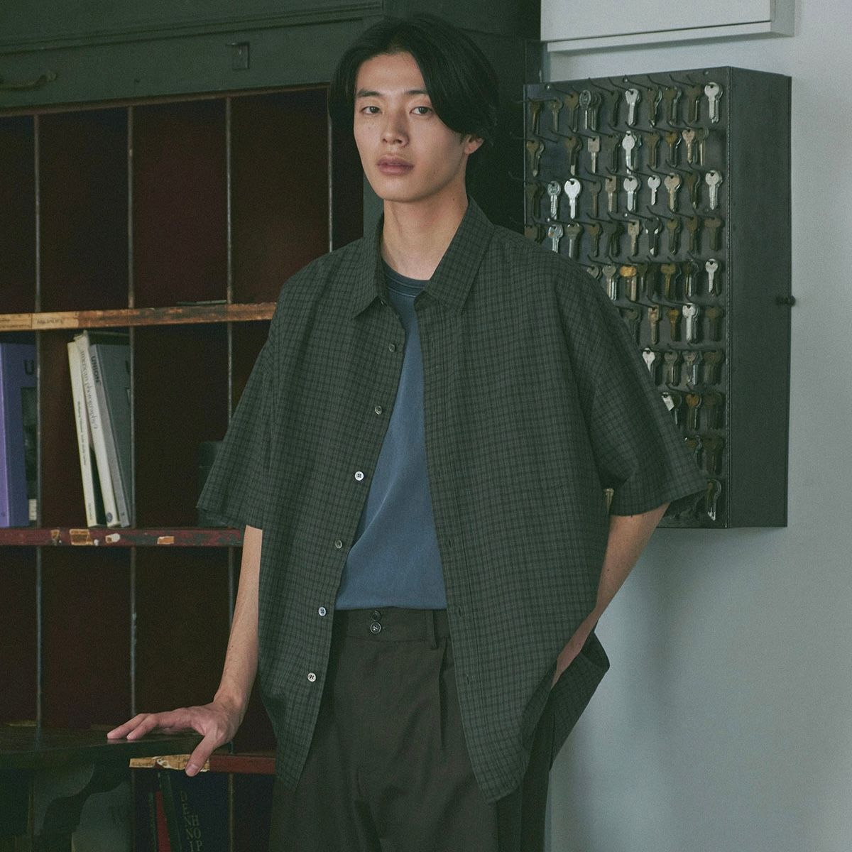 【残り一点】Library Broad Shirt