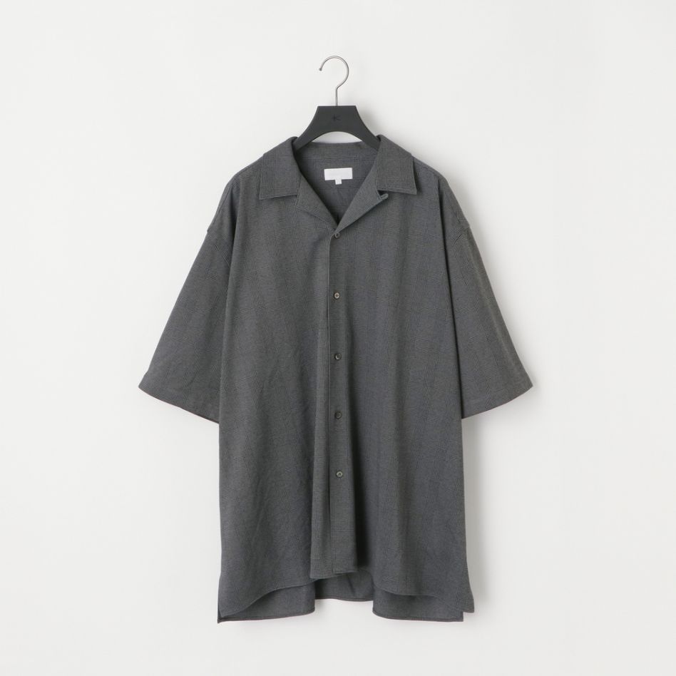 【残り一点】28G Loop Yarn Glen Check Ether Shirt
