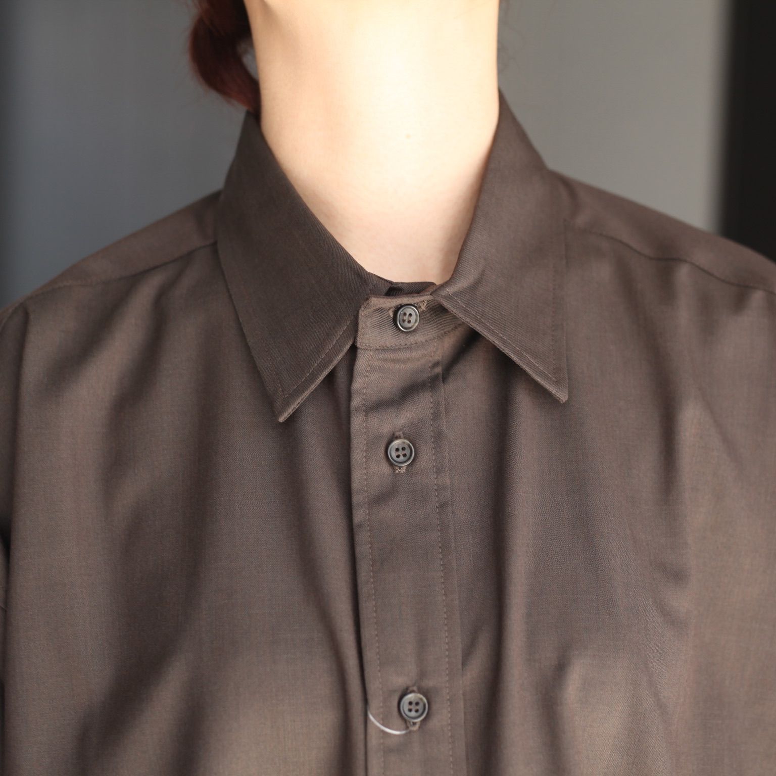 【残り一点】Wool Poly Standard Shirt