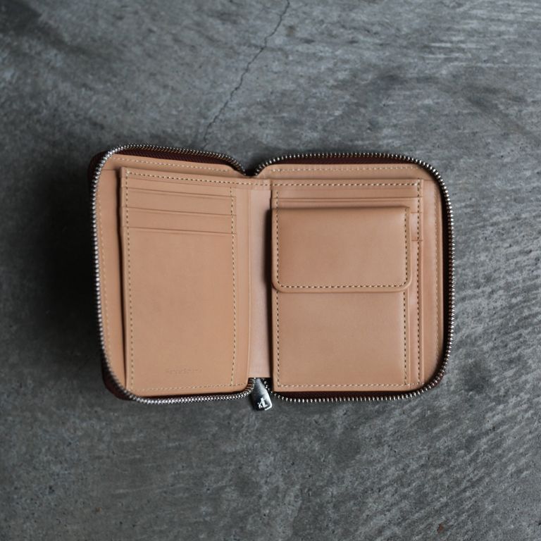 square zip purse (choco) ol-rc-szp
