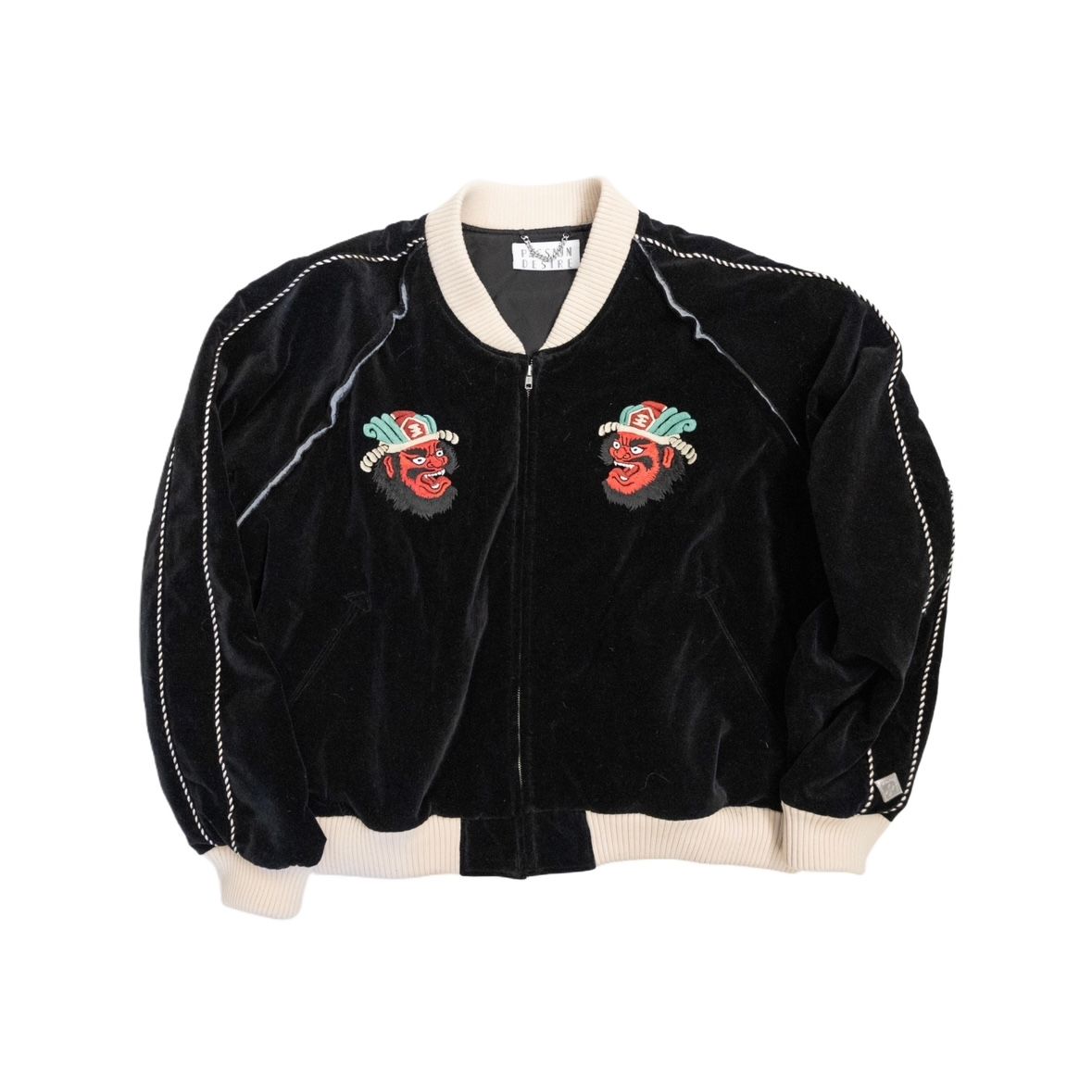 【残り一点】Velveteen Yama King Embroidered Souvenir JKT