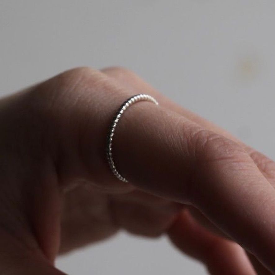 【お取り寄せ注文可能】Surface Silver Ring(SILVER)