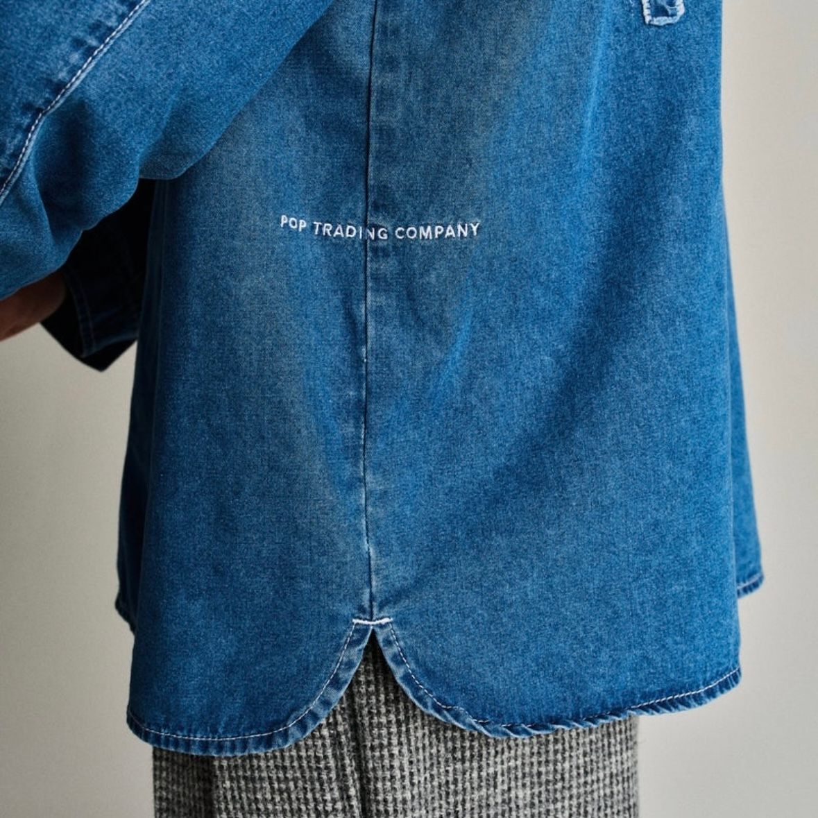 【残り一点】Applique Logo Denim Shirt