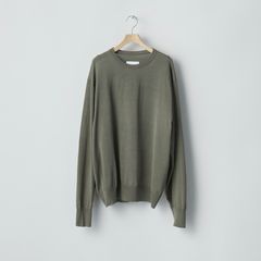 【残りわずか】Wool/Silk Knit Crew Neck LS