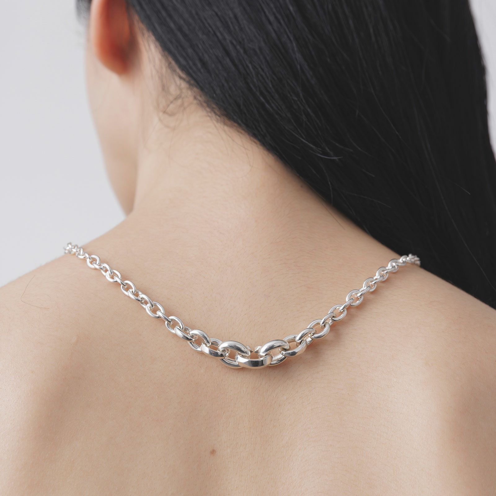 【お取り寄せ注文可能】Rhythm Chain Necklace_No.1(SILVER)