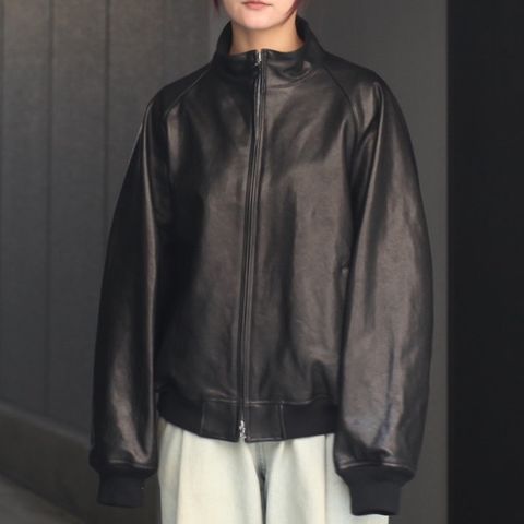 【残りわずか】Lamb Leather Weekend Jacket