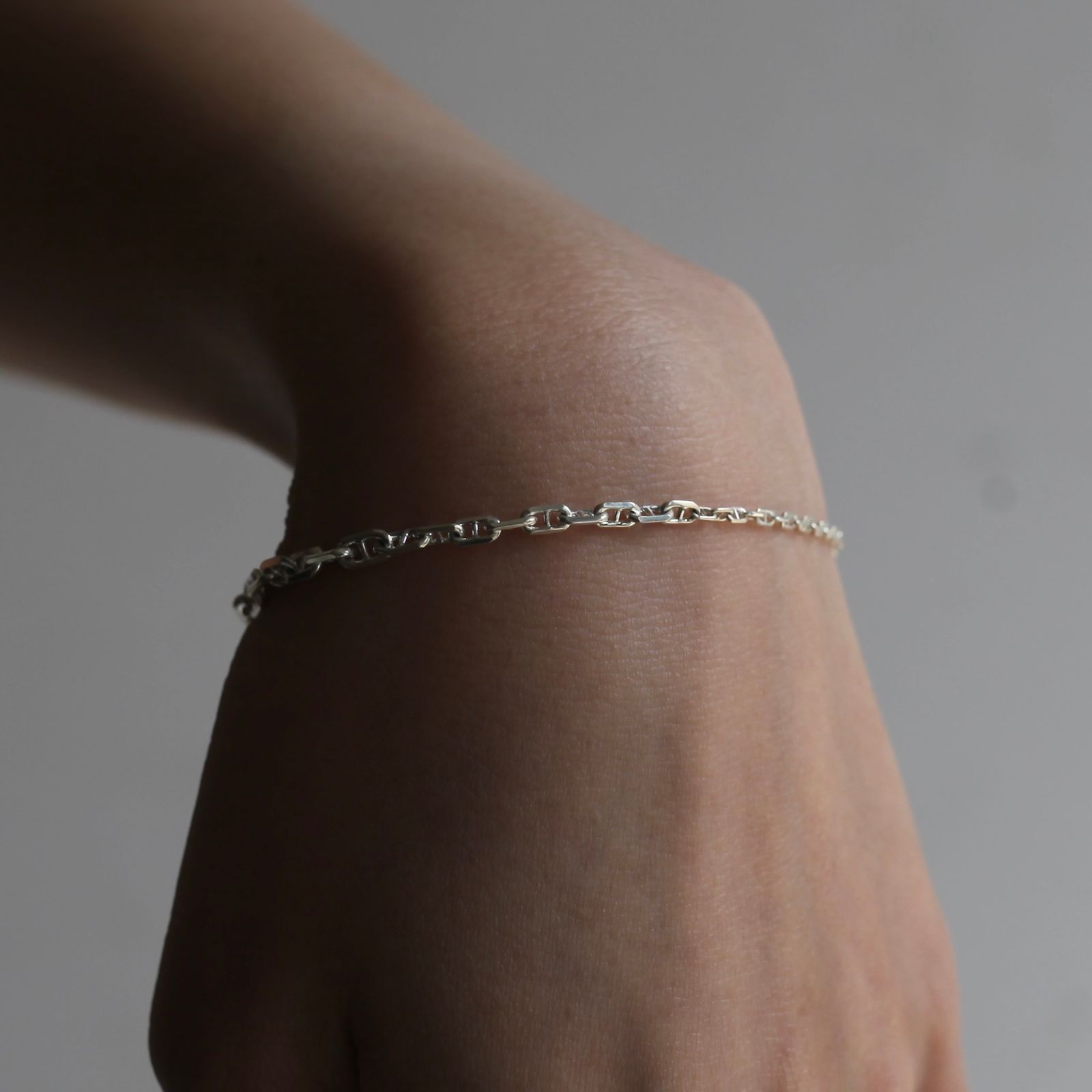 【残り一点】Gradient Anchor Chain Bracelet T-BAR
