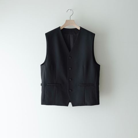 【残り一点】Wool Gabardine Belted Vest