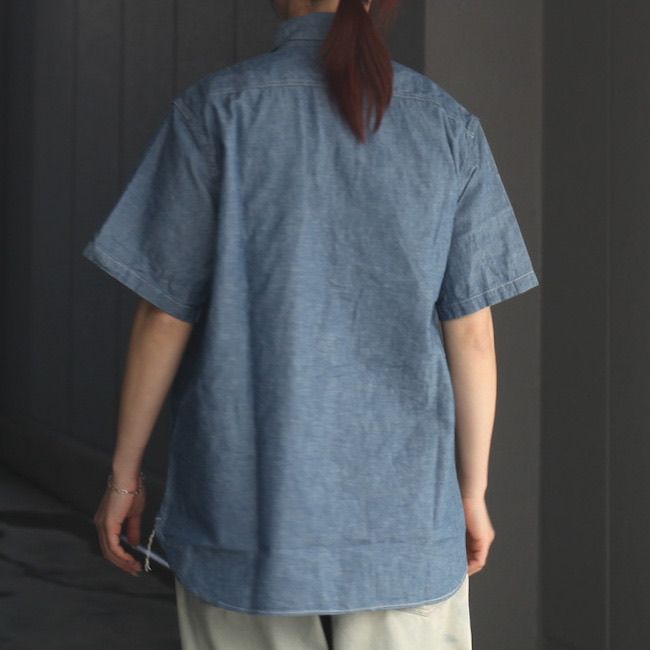【残り一点】Short Sleeve Chambray Work Shirt