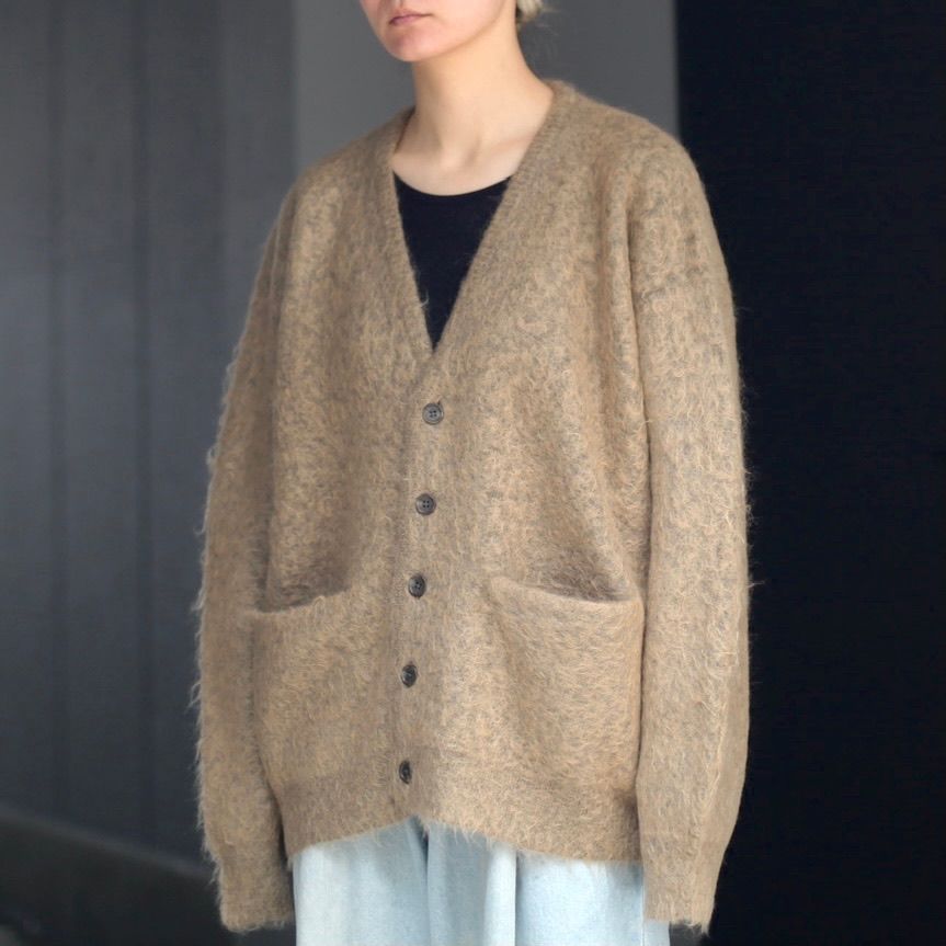 オリジナルデザイン手作り商品 stein SUPER KID MOHAIR CARDIGAN S