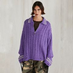 【残り一点】Polo Neck Knit