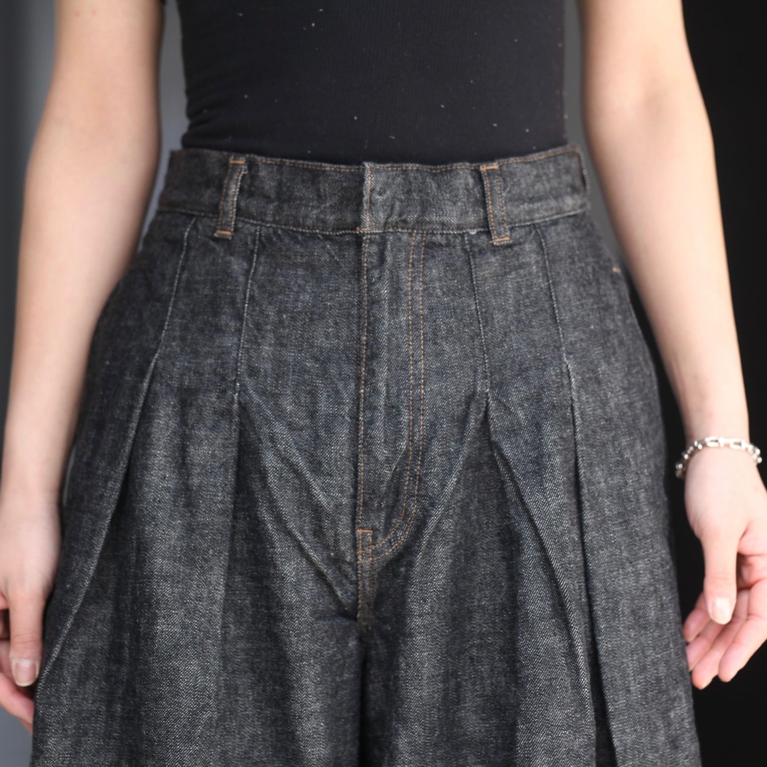 LIVINGTONE - 【残り一点】Dolk3_WIDE LEG(BLACK) | ACRMTSM ONLINE STORE