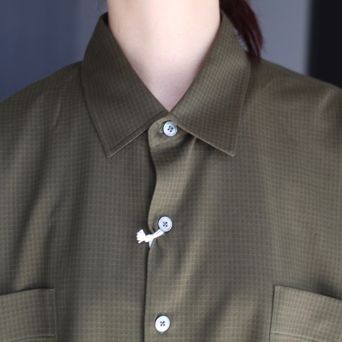 【残り一点】36G Check Balise Shirt