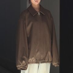 【残りわずか】Melton Oversized Zip Jacket