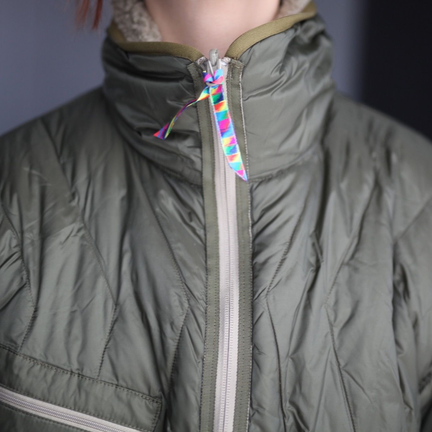 【残り一点】Reversible Fleece Down Jacket