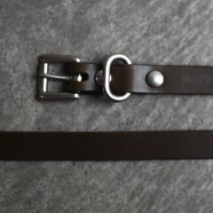 【再販売通知受付可能】Standard Belt Slim(OLIVE×SILVER)