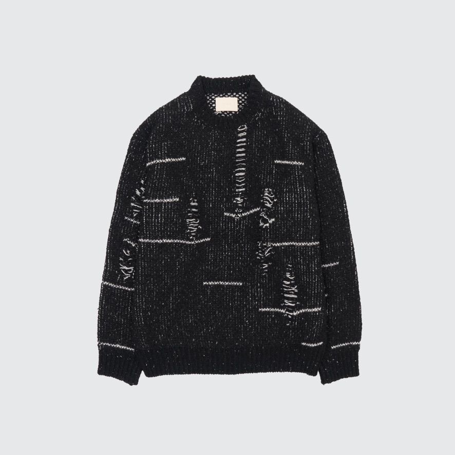 【残り一点】Damaged Crewneck Sweater