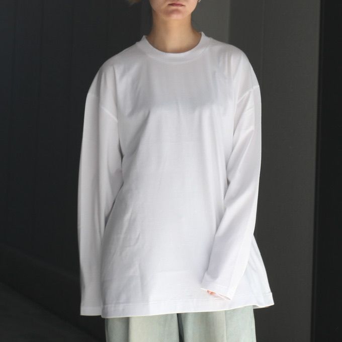【残り一点】Suvin60/2 Oversized Long-Sleeve T-shirt