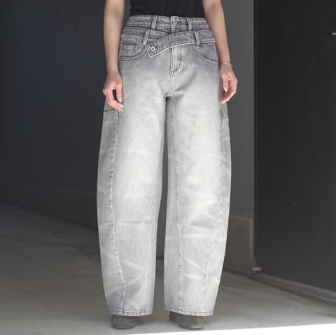 【残り一点】Double Waist Denim Trousers