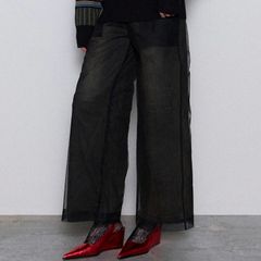 【残り一点】Tulle Layer Denim Pants