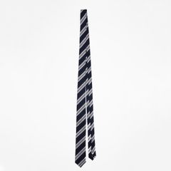 【残りわずか】Striped Silk Tie(NAVY)