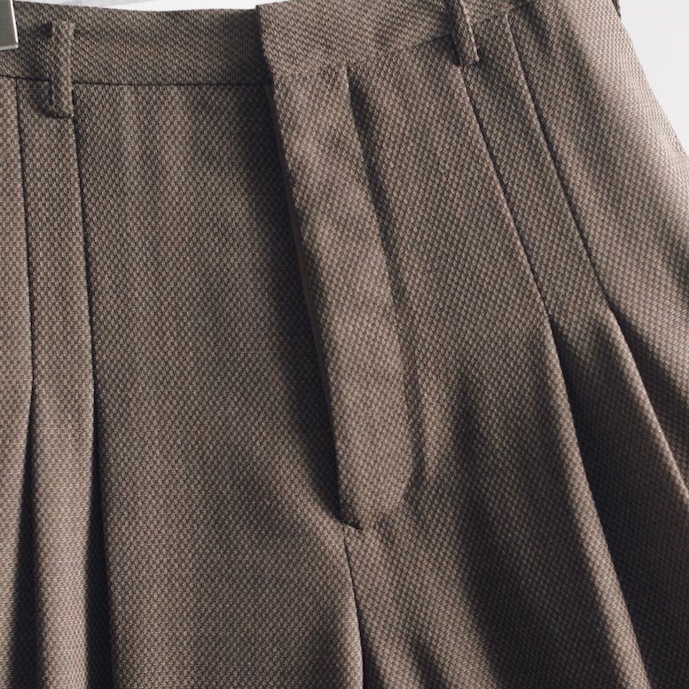 【残り一点】Wool Serge Hi-Waist Trousers