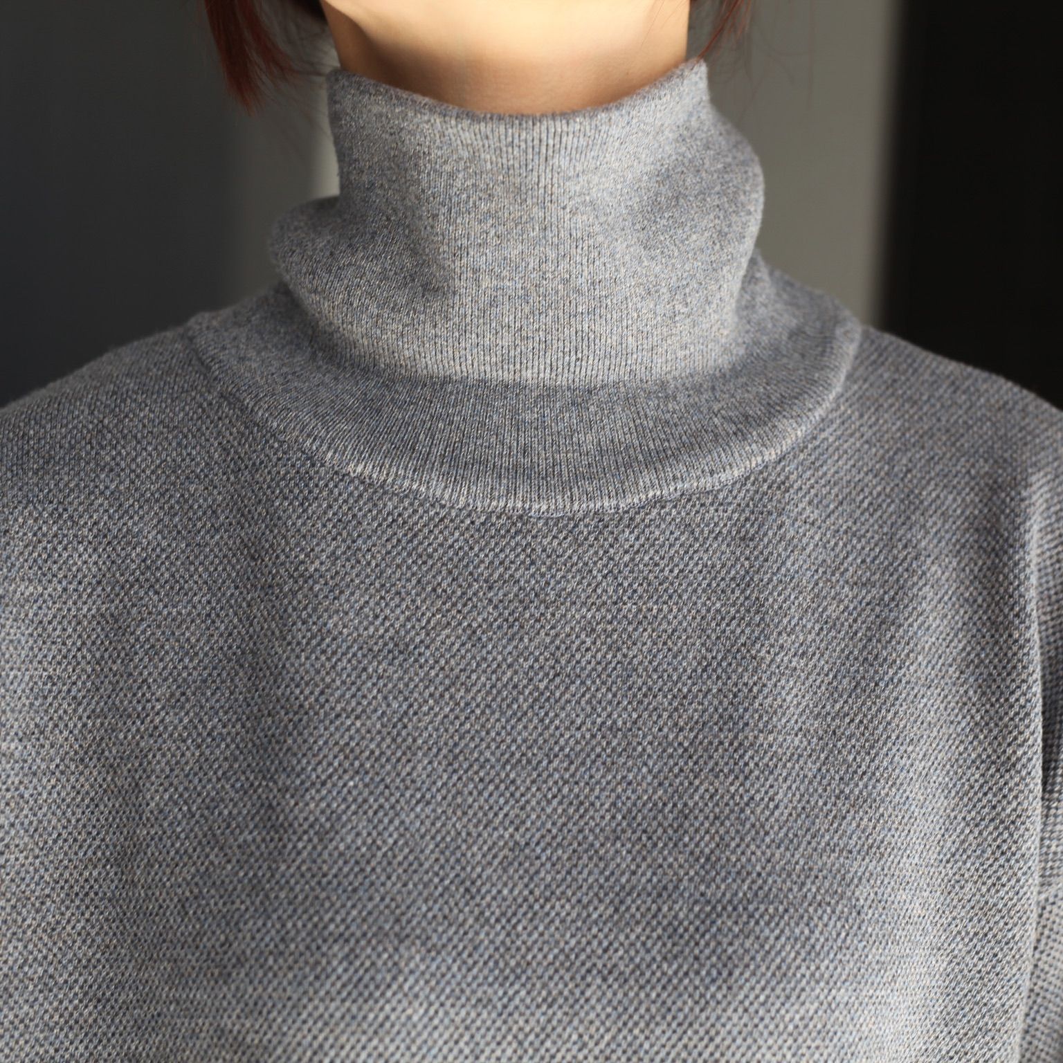 【残り一点】CO/WO Moss Stitch Turtle Neck