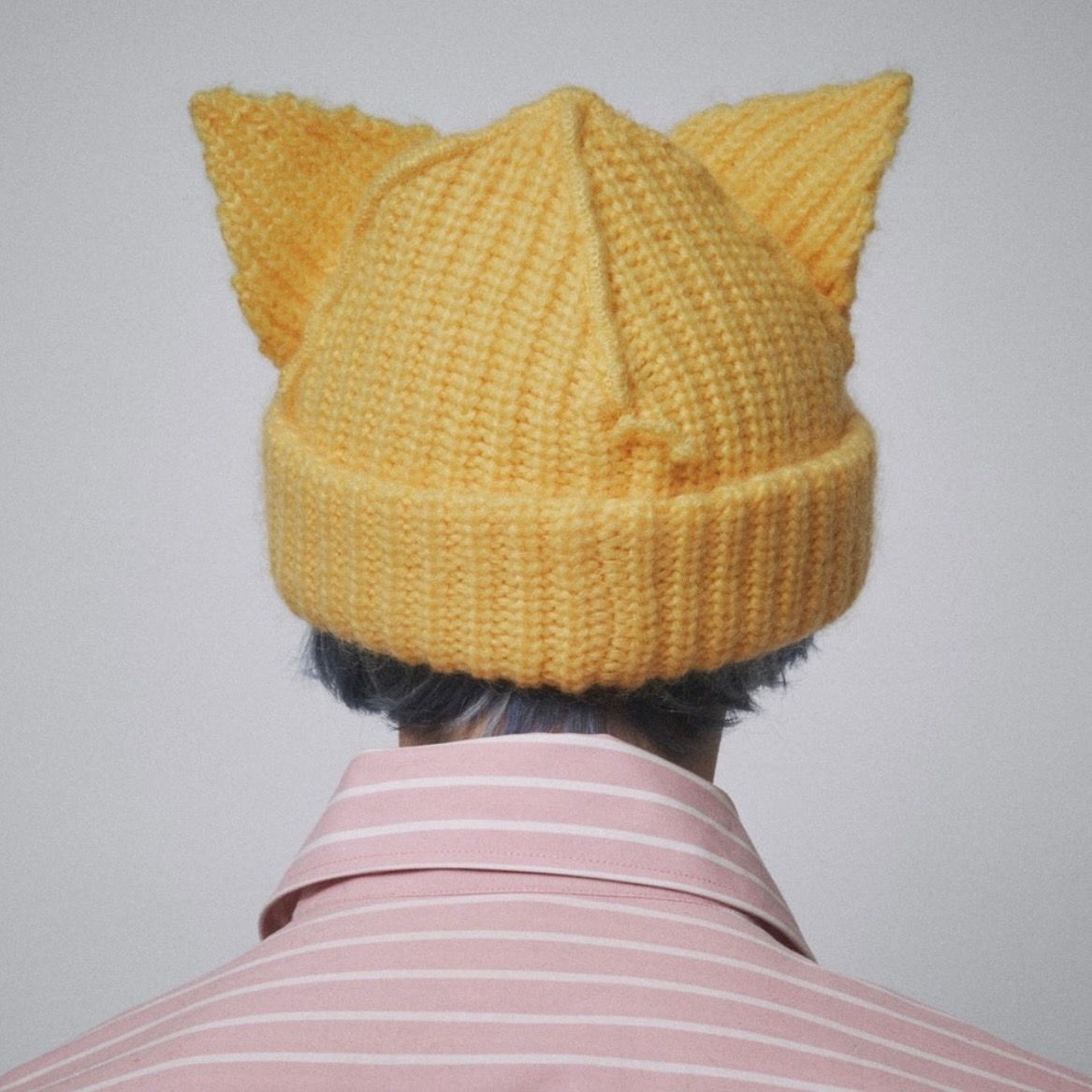 【残り一点】Mohair Chunky Ears Beanie