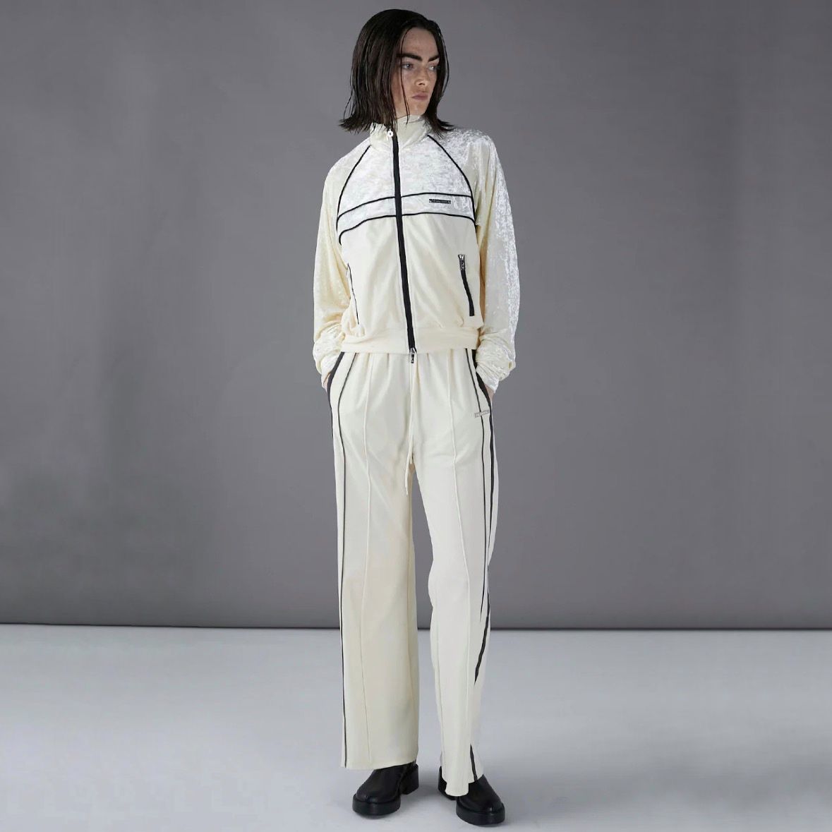 【残り一点】Velour Combi Track Blouson