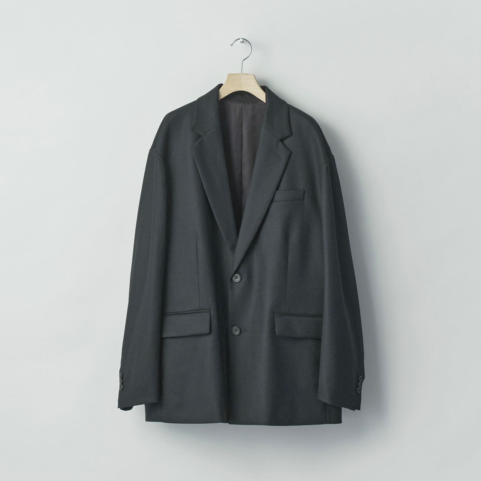 【残り一点】Wool Flannel Oversized Single Breasted Jacket