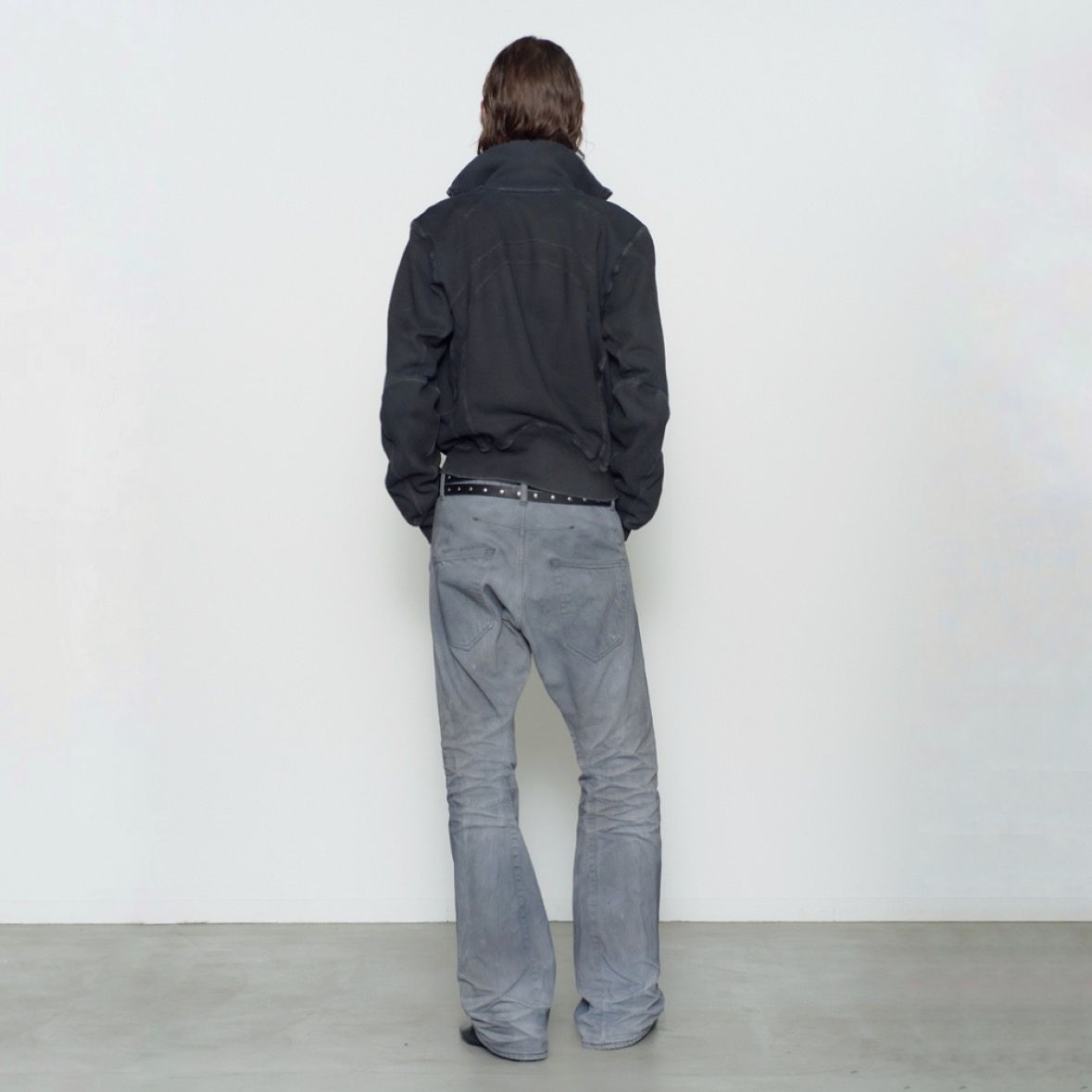 【残りわずか】Paneled Zip Up Sweat Shirt