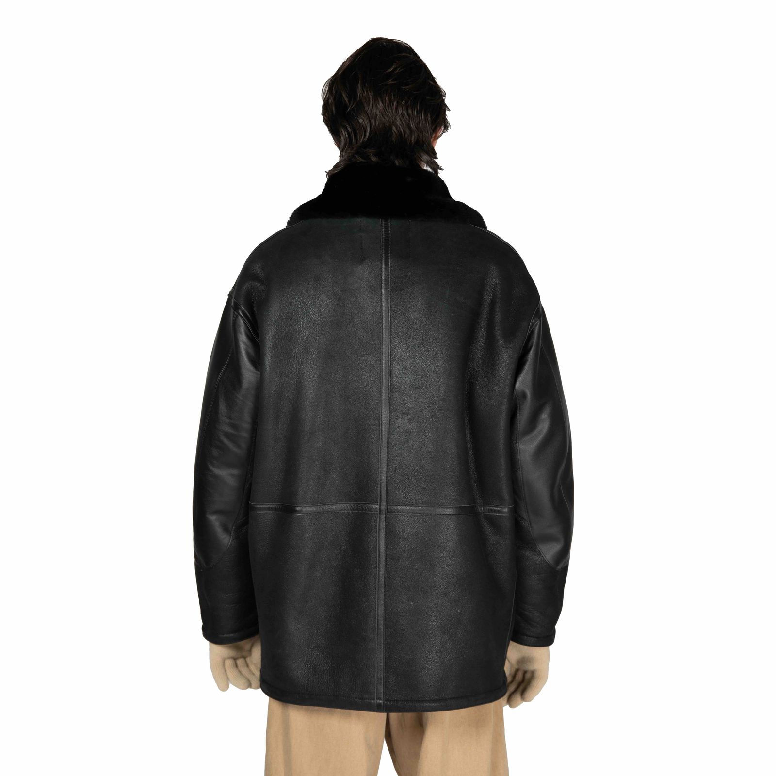 【残り一点】W-Zip Mouton Flight Jacket
