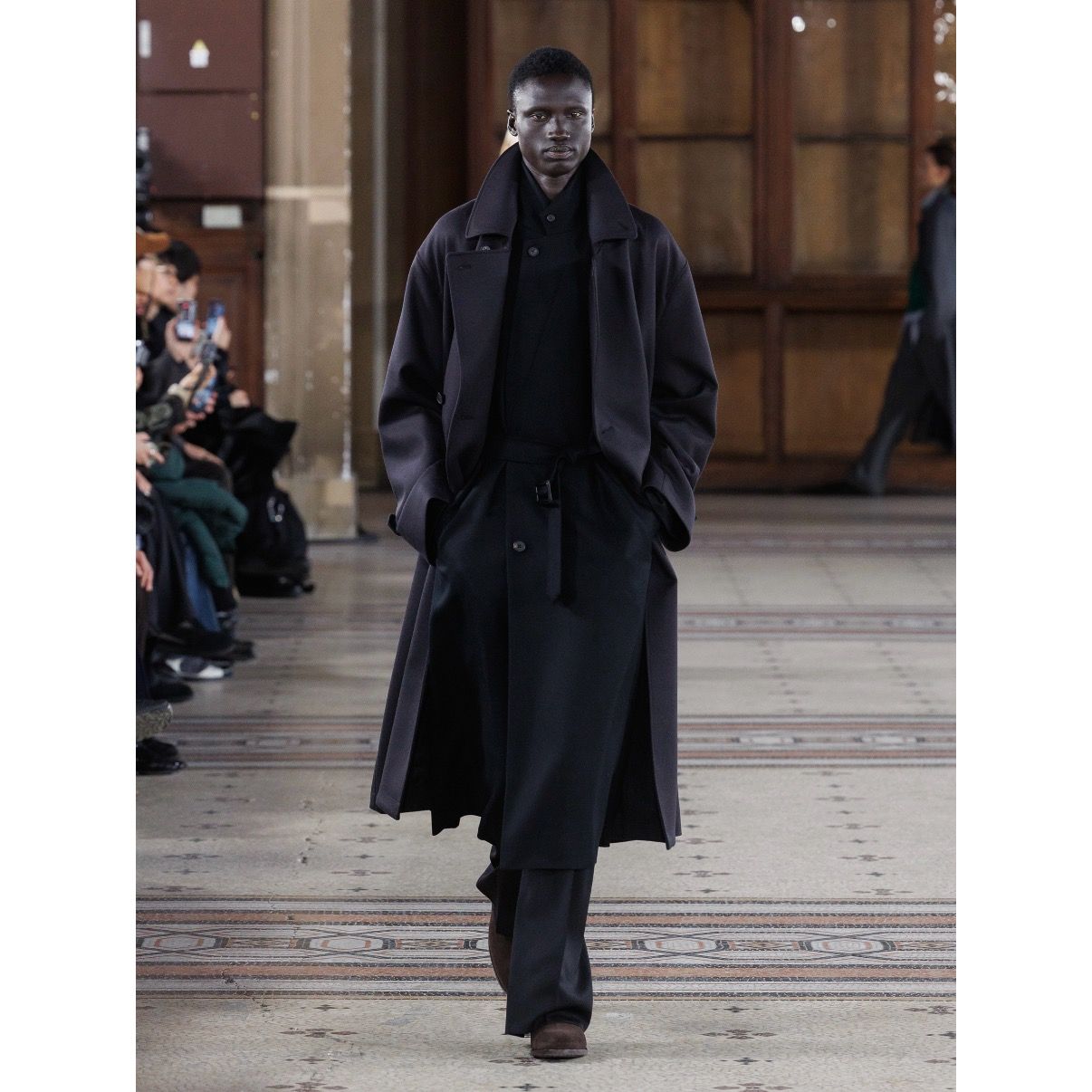 【残りわずか】Wool Melton Oversized Double Breasted Coat