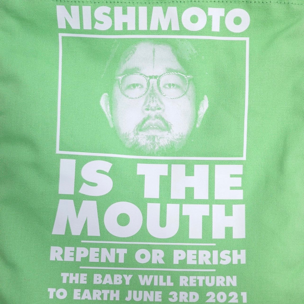 【残り一点】Big Drawstring Bag(GREEN)