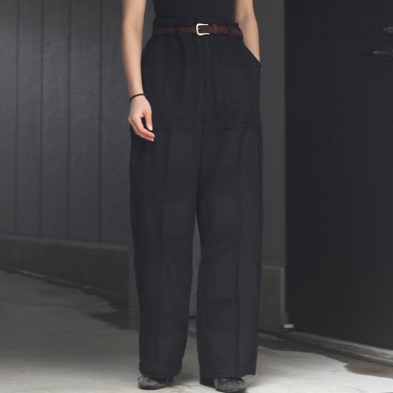 YOKE - 【残り一点】Block-Jacquard Baker Pants | ACRMTSM ONLINE STORE