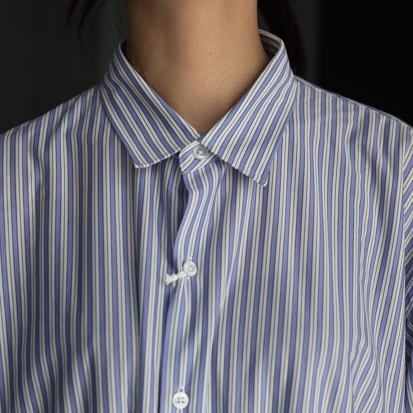 【残りわずか】46G Atmosphere Stripe Shirt