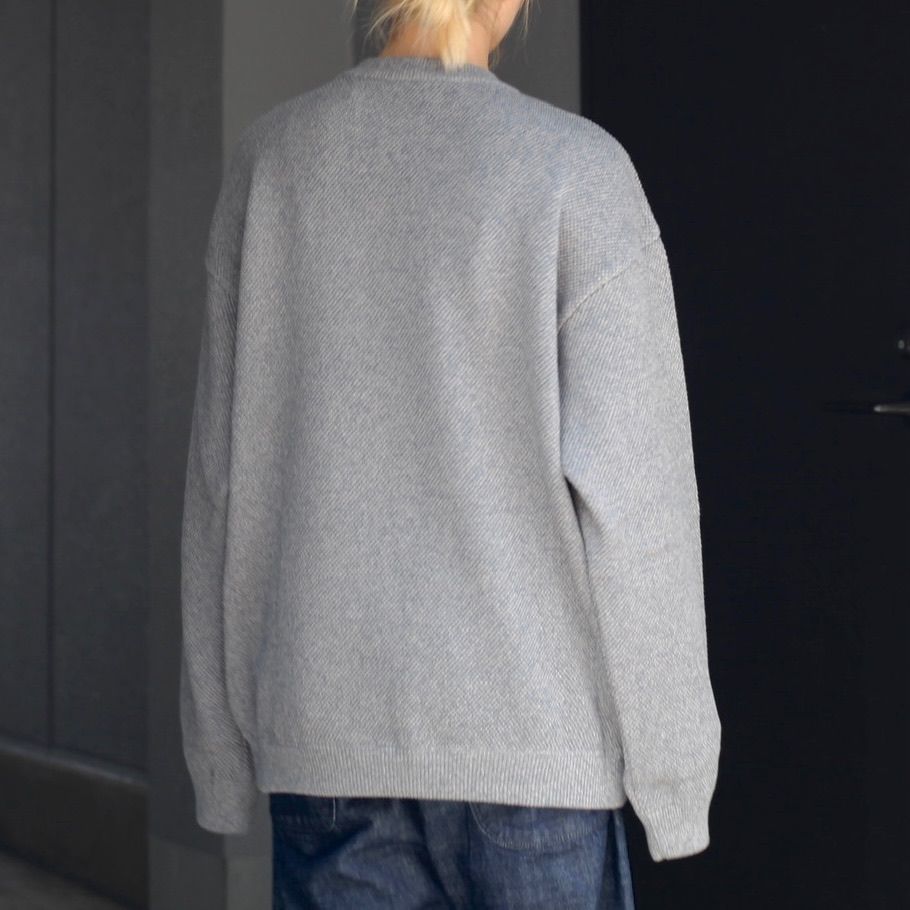 crepuscule - 【残りわずか】Moss Stitch L/S Sweat | ACRMTSM ONLINE