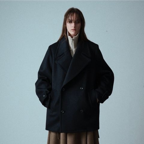 【残り一点】Big Lapel Mid Coat