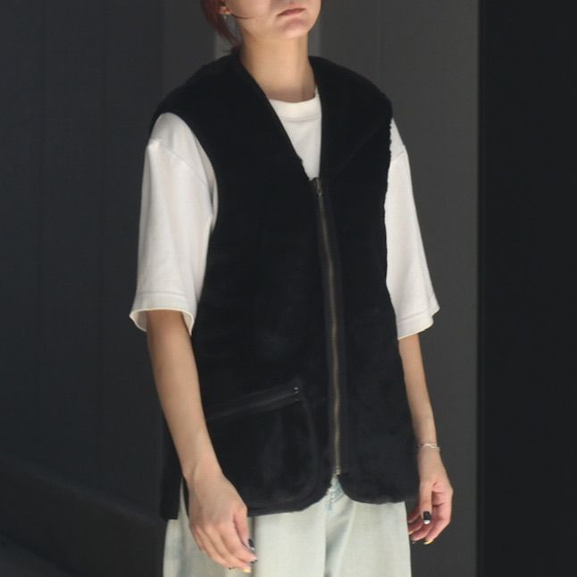 【残り一点】Warm Pile Waistcoat Zip In Liner