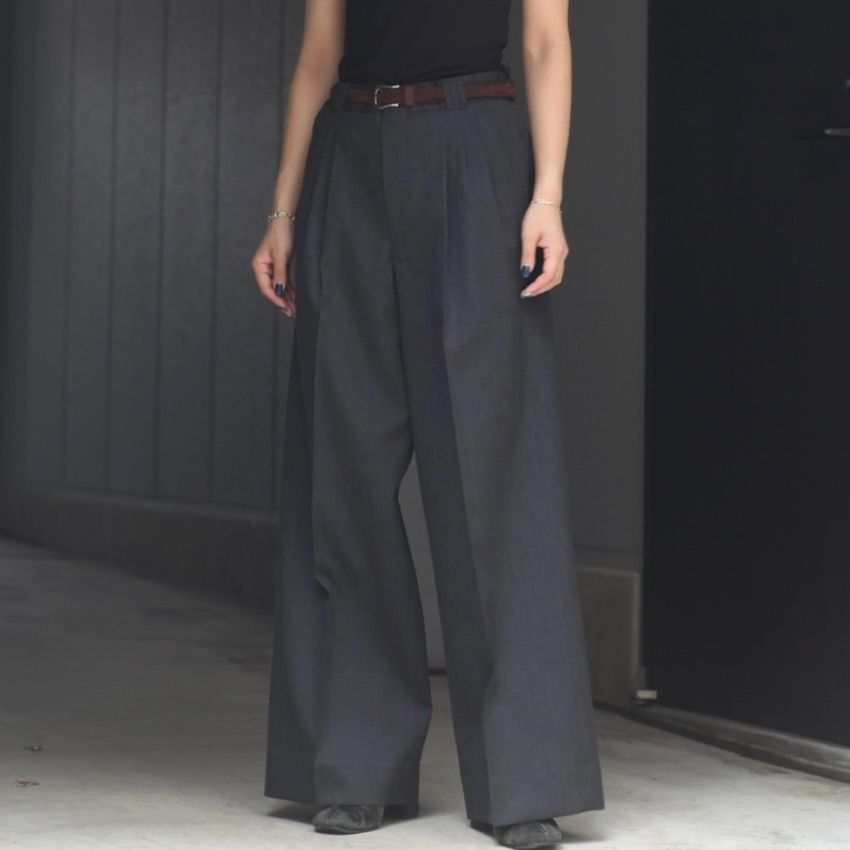 YOKE - 【残り一点】3pleated Wide Leg Trousers | ACRMTSM ONLINE STORE