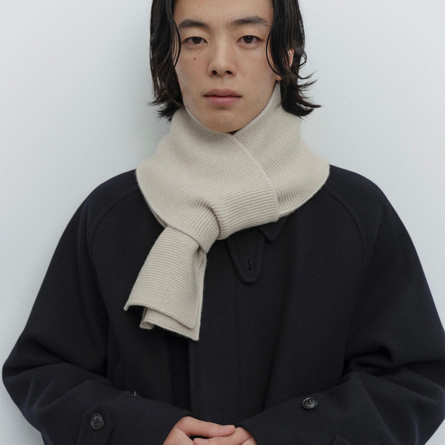 【残り一点】Link Cashmere Muffler