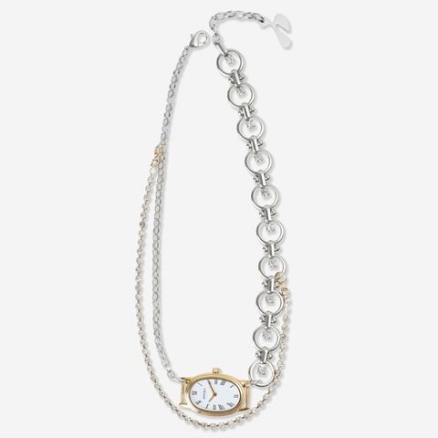 【残り一点】Legacy Watch Necklace(SILVER×GOLD)