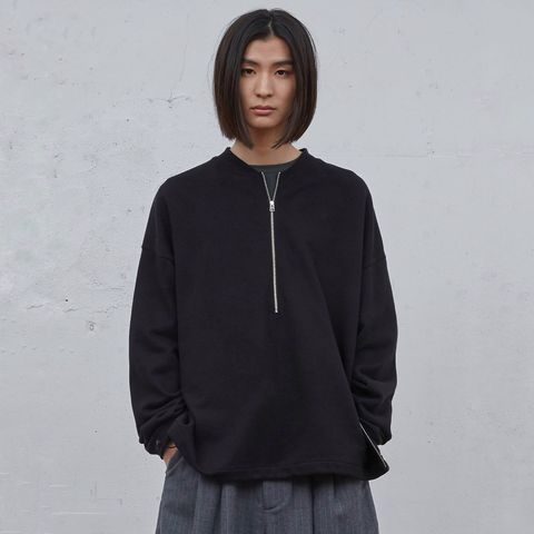 【残り一点】ハーフZipスウェットPO