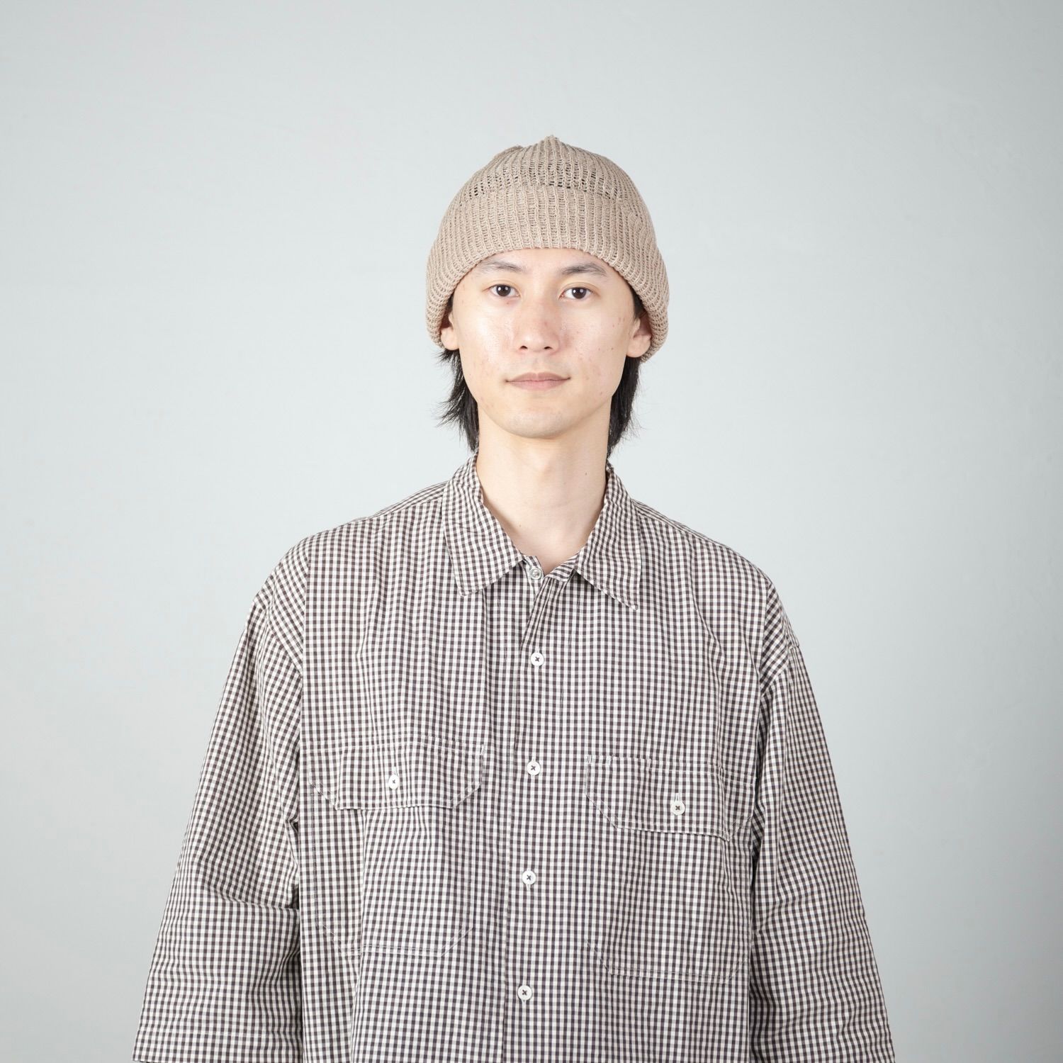 【残り一点】Sheer Mesh Short Knit Cap