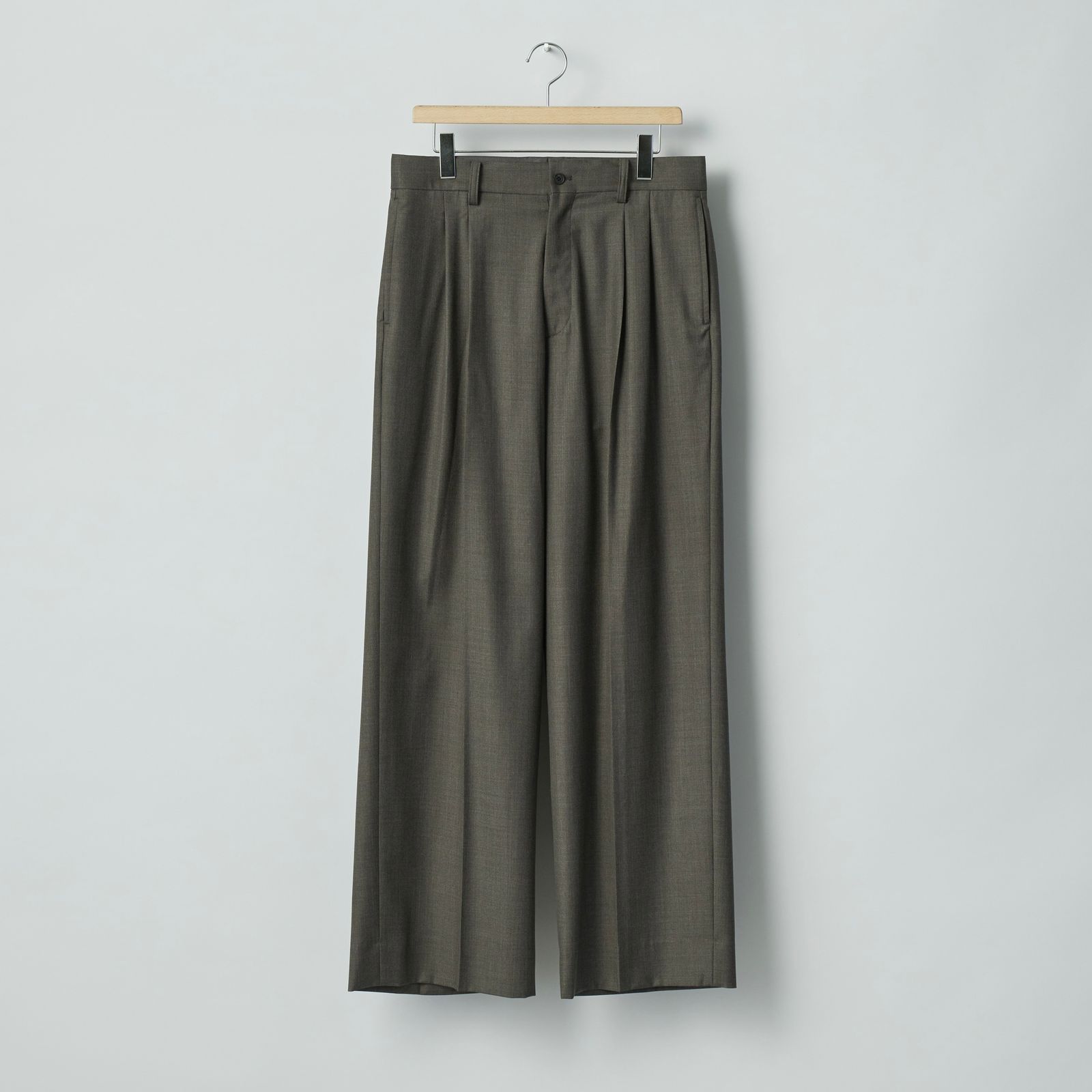 【残り一点】Extra Fine Wool Long Wide Trousers